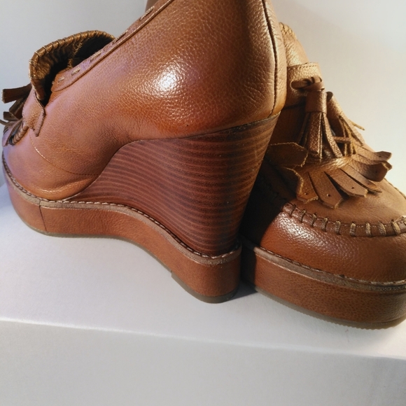 OFFICE London Platform Wedge heels size 10.5 - Picture 4 of 5